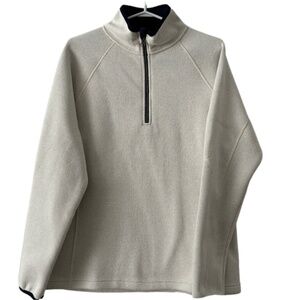 Gill Nottingham England Nautical 1/4 zip pullover fleece size US12